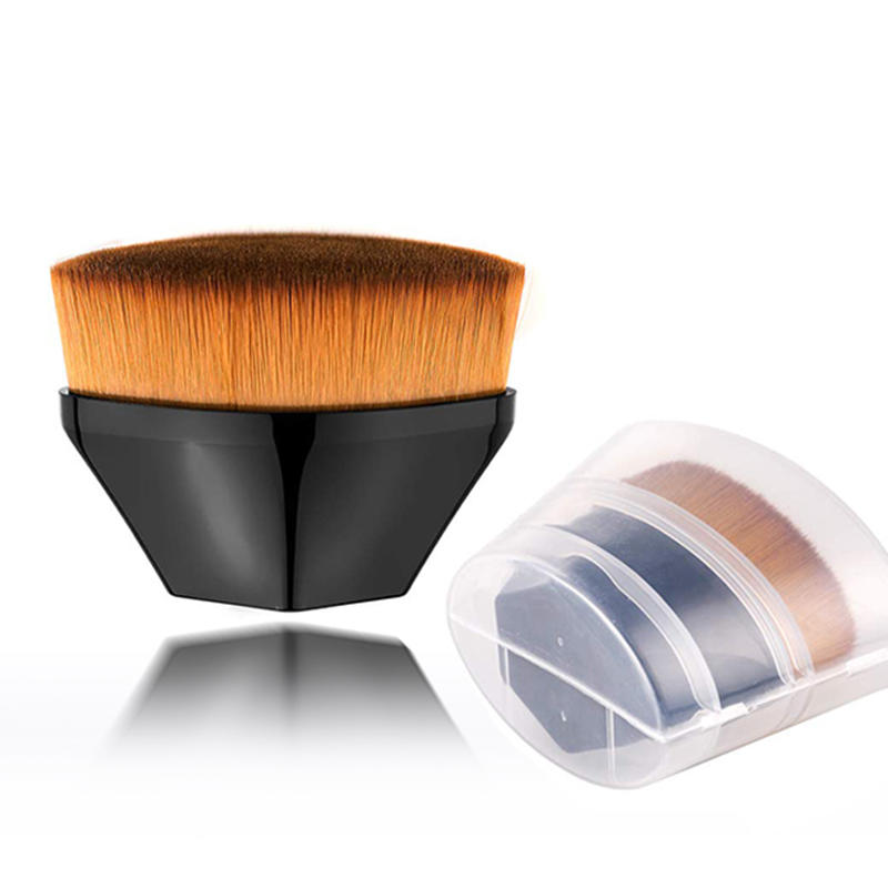55 Black kabuki single liquid powder foundation makeup brush