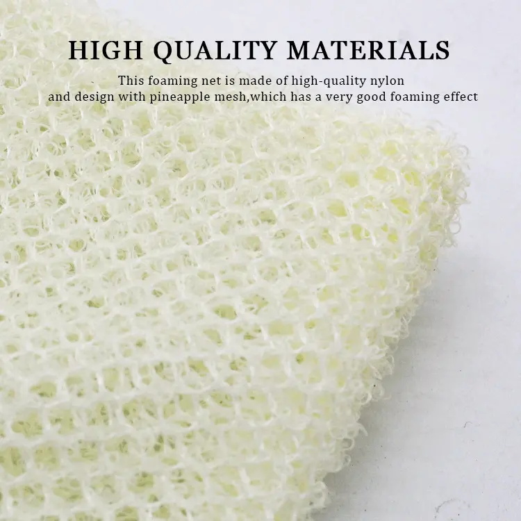Simple Eco-friendly Hanging Soap Net Bag Foaming Net