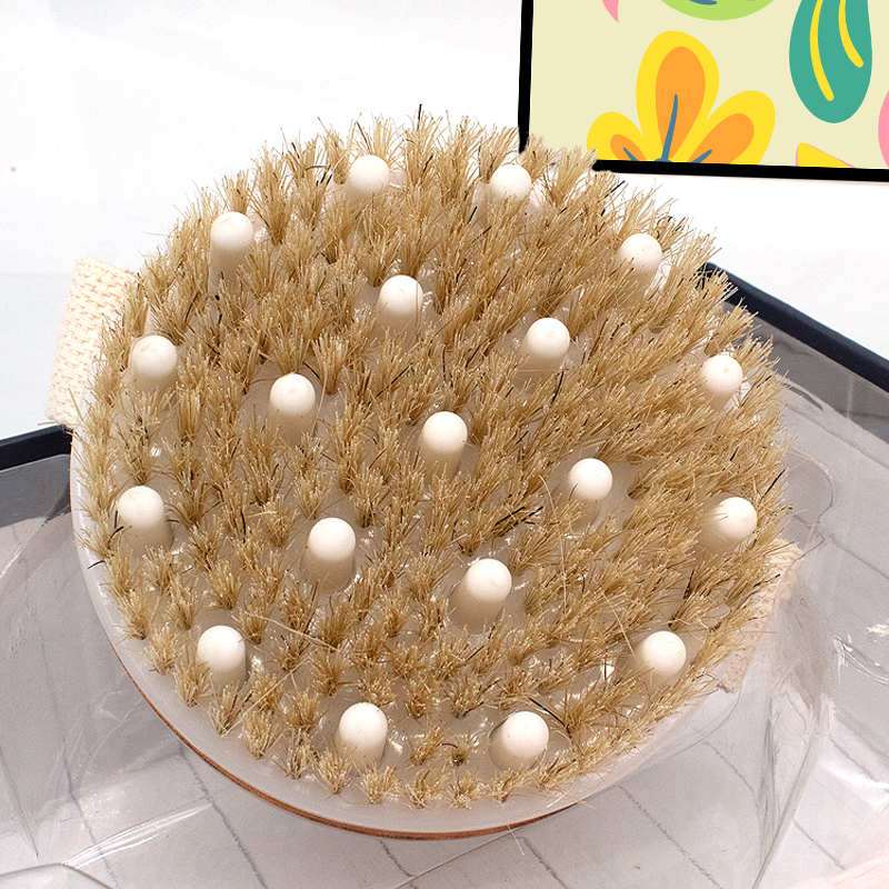 6Pcs luxury women spa bath gift set including scented candle body scrub bath brush & body scrubbers