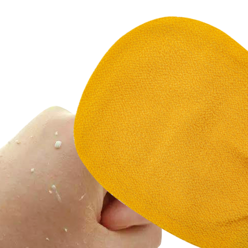 Viscose pink elastic skin exfoliating glove bath mitt bath scrubber