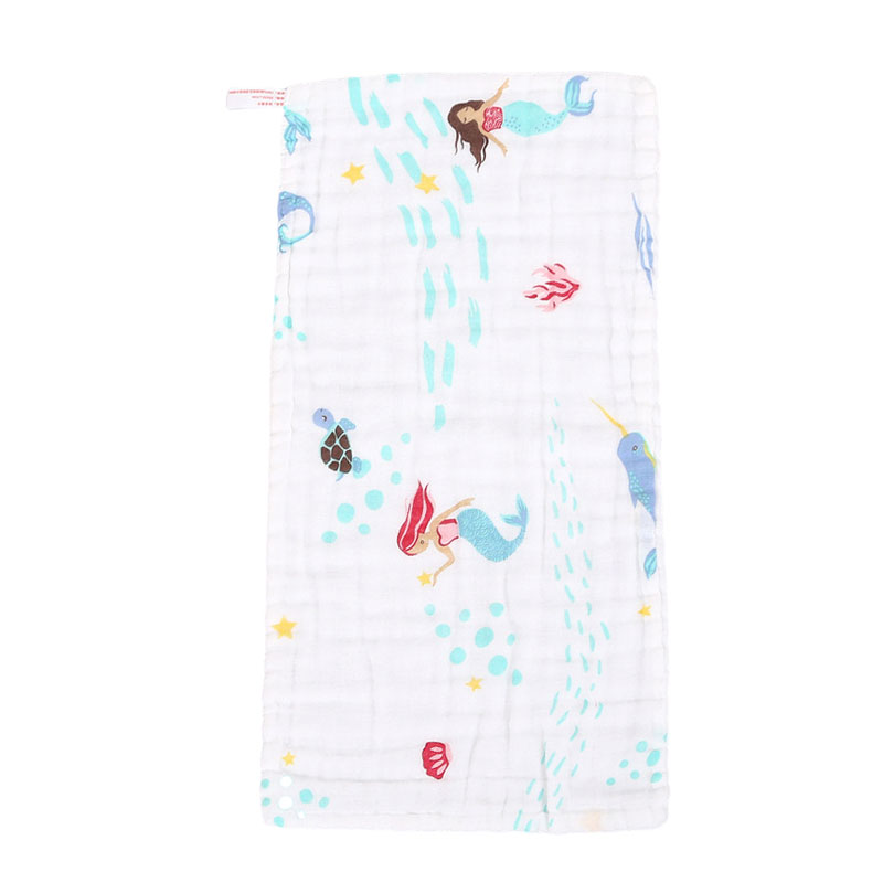 Newborn washcloths natural soft absorbent cotton baby muslin wipes face towel