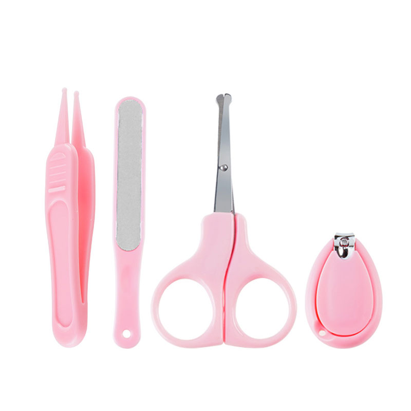 Gloway 5pcs cute fingernails care tweezers nail file nail trimmer baby manicure grooming kit
