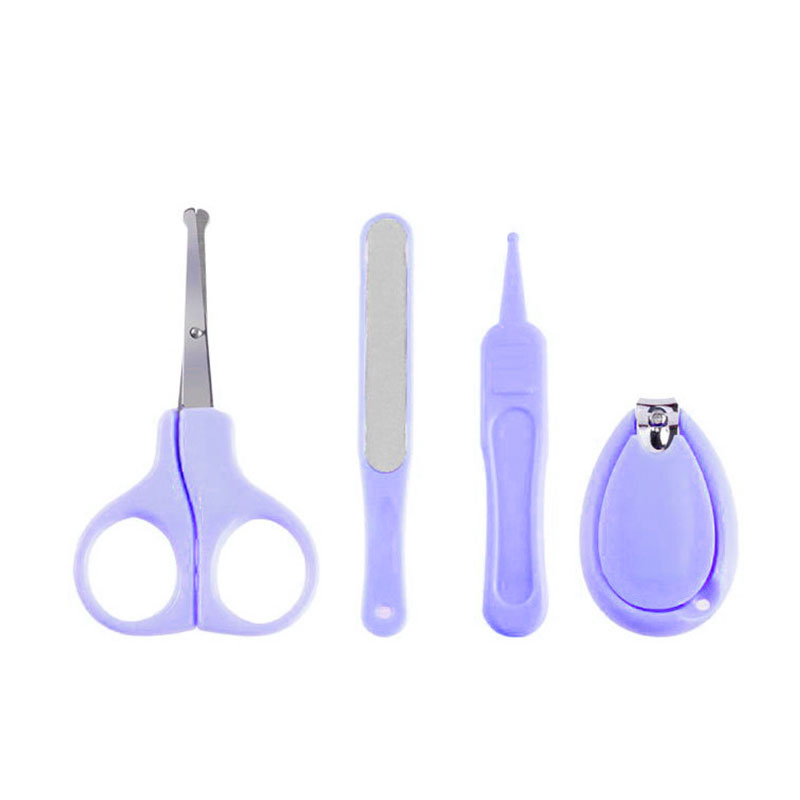 Gloway 5pcs cute fingernails care tweezers nail file nail trimmer baby manicure grooming kit