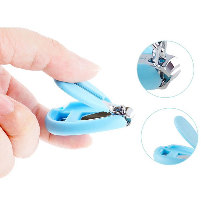 Gloway 5pcs cute fingernails care tweezers nail file nail trimmer baby manicure grooming kit