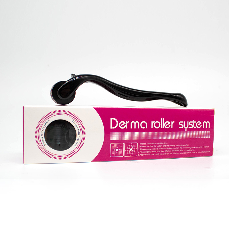 0.25mm 0.5mm 540 Titanium resin handle micro needle derma roller