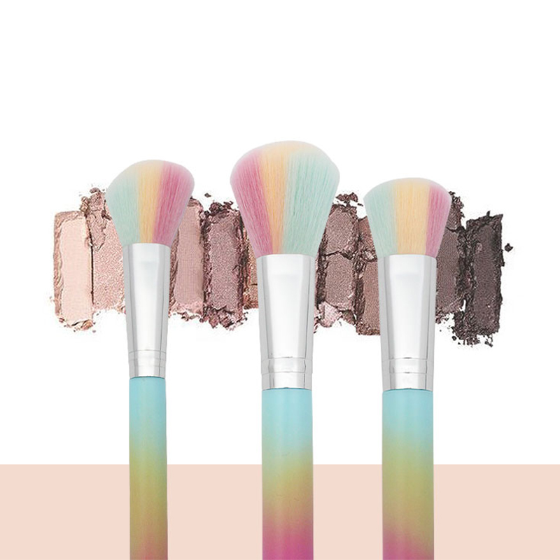 10Pcs Gradient portable eyeshadow makeup brush set