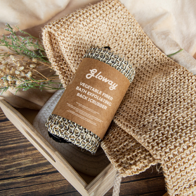 100% Natural sisal plant fiber 70cm long bath scrubber belt