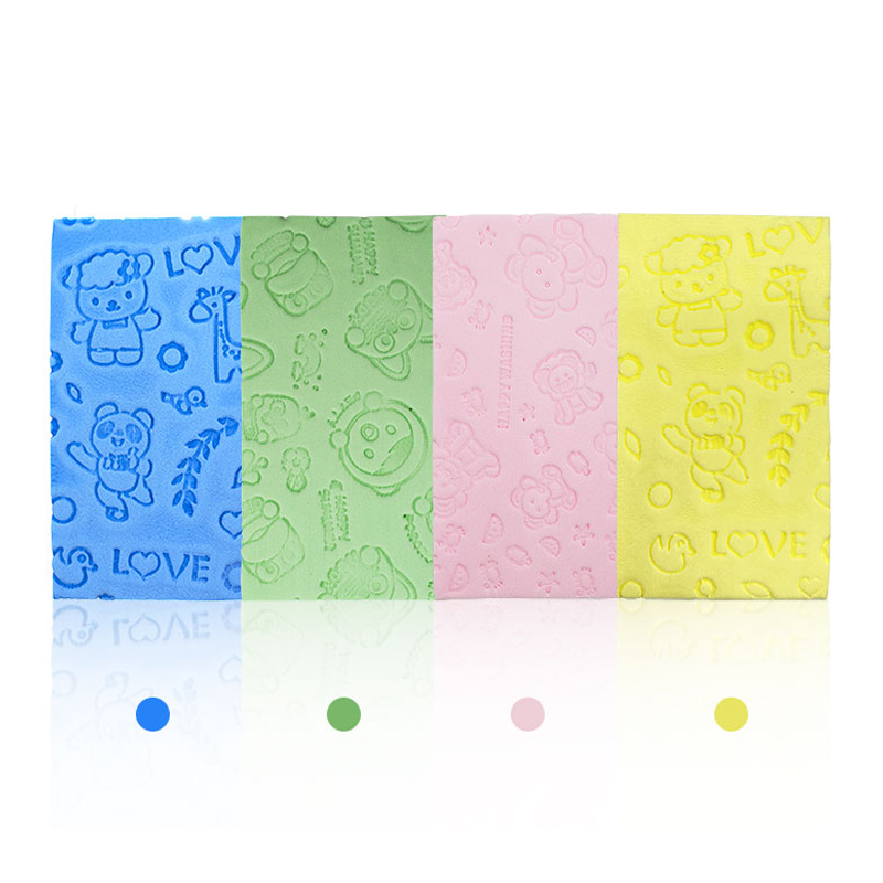 Good absorbent natural ultra soft pva material reusable exfoliating children baby bath sponge
