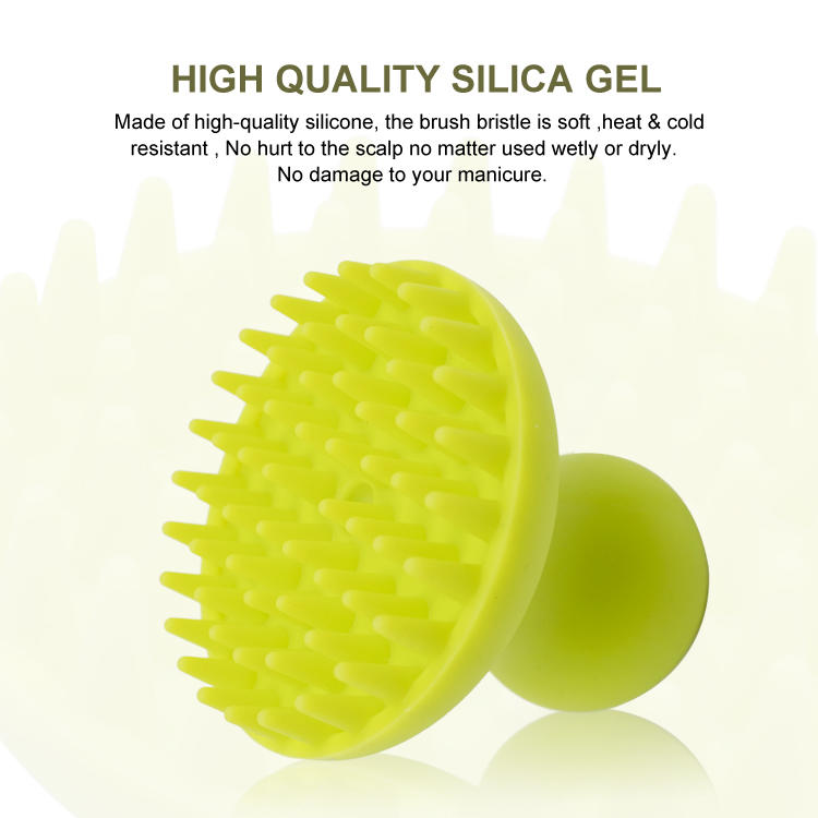 Soft reusable baby wet dry hairs comb scalp massage and cleaning silicone hair brush