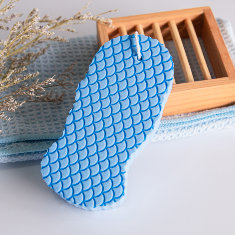 PVA Ultra soft baby bath scrubber for remove dirty 