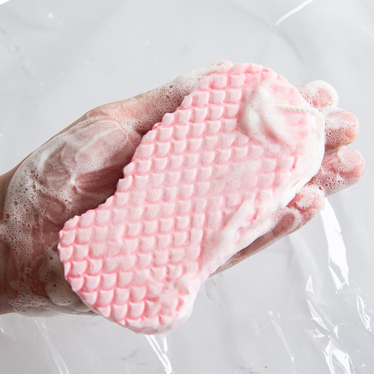 PVA Ultra soft baby bath scrubber for remove dirty 