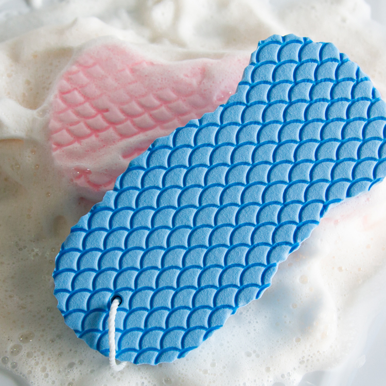 PVA Ultra soft baby bath scrubber for remove dirty 