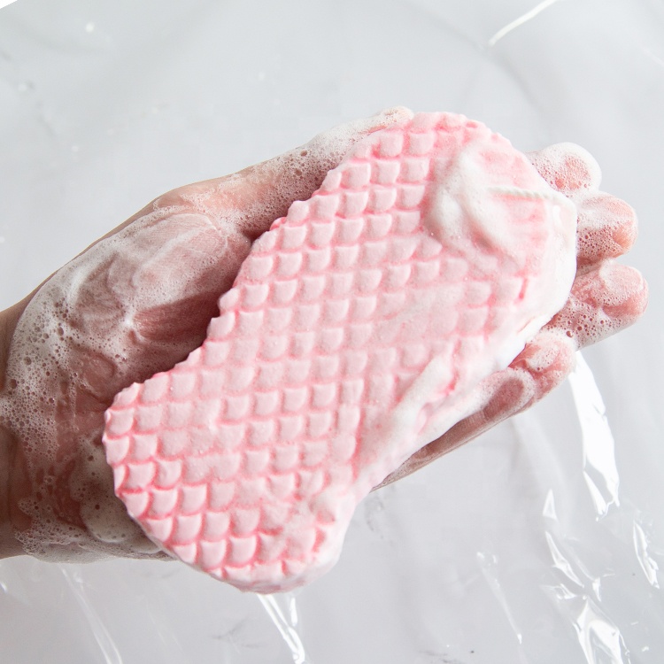 PVA Soft good elasticity absorbent body exfoliating baby bath sponge