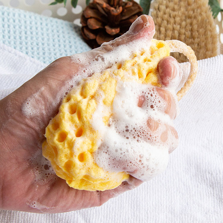 2 Specifications honeycomb soft bath scrubber foam sponge
