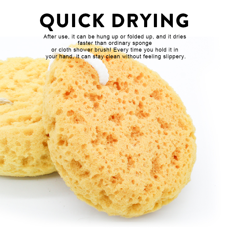 Large size soft non-irritating foam shower bath sponge for baby body cleaning exfoliating