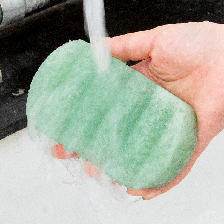Natural organic plant-based different effects rectangle large konjac bath sponge