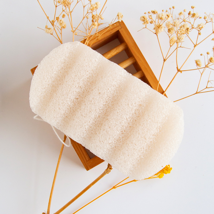 Natural organic plant-based different effects rectangle large konjac bath sponge