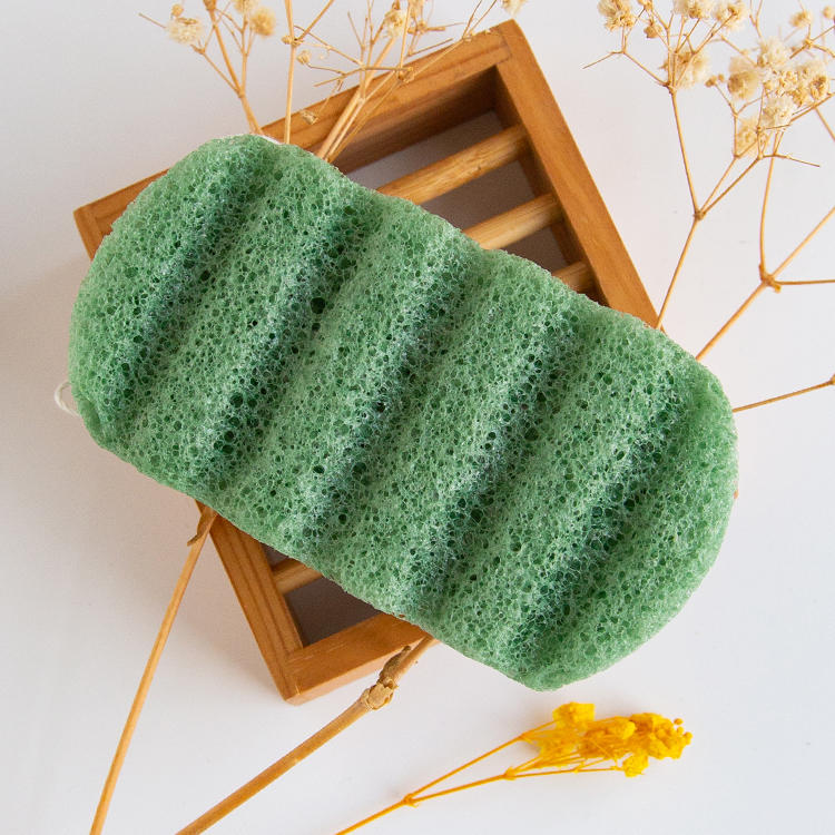Natural organic plant-based different effects rectangle large konjac bath sponge
