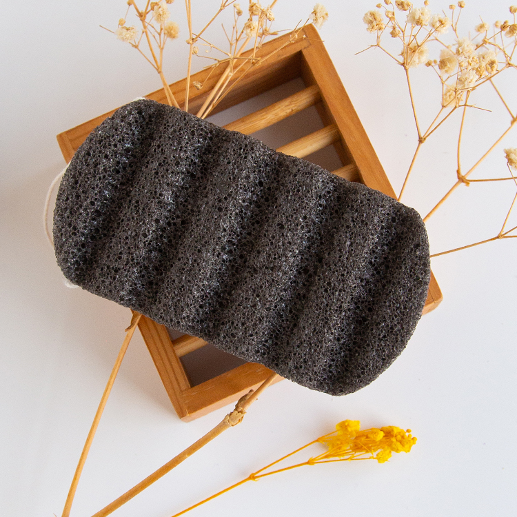 Natural organic plant-based different effects rectangle large konjac bath sponge