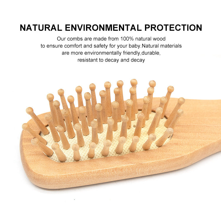 Soft wool bath brush wood hair brush cute cartoon puppy doll wood barrel bathroom bath gift sets for baby 
