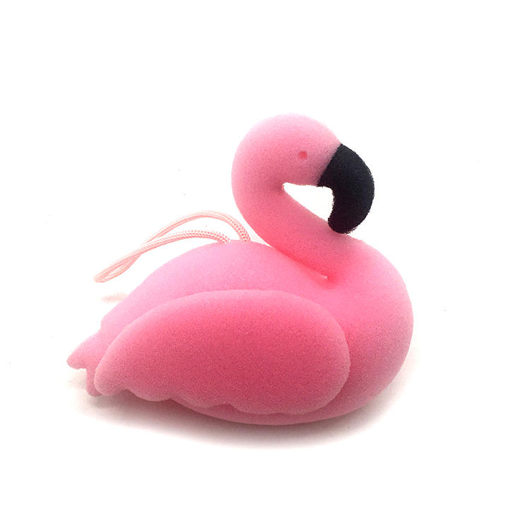 Customized super soft cute animal duck body cleaning exfoliating foam baby bath sponge