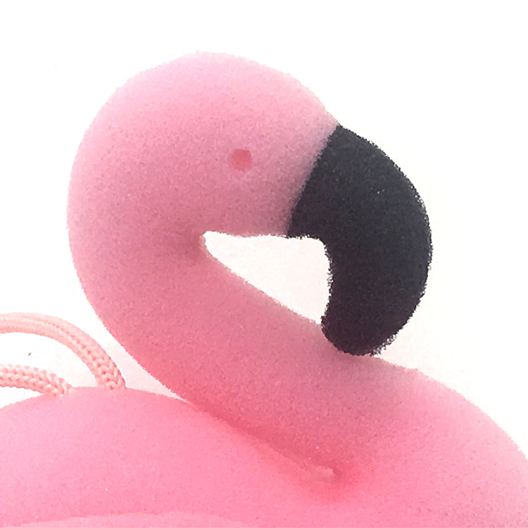 Customized super soft cute animal duck body cleaning exfoliating foam baby bath sponge