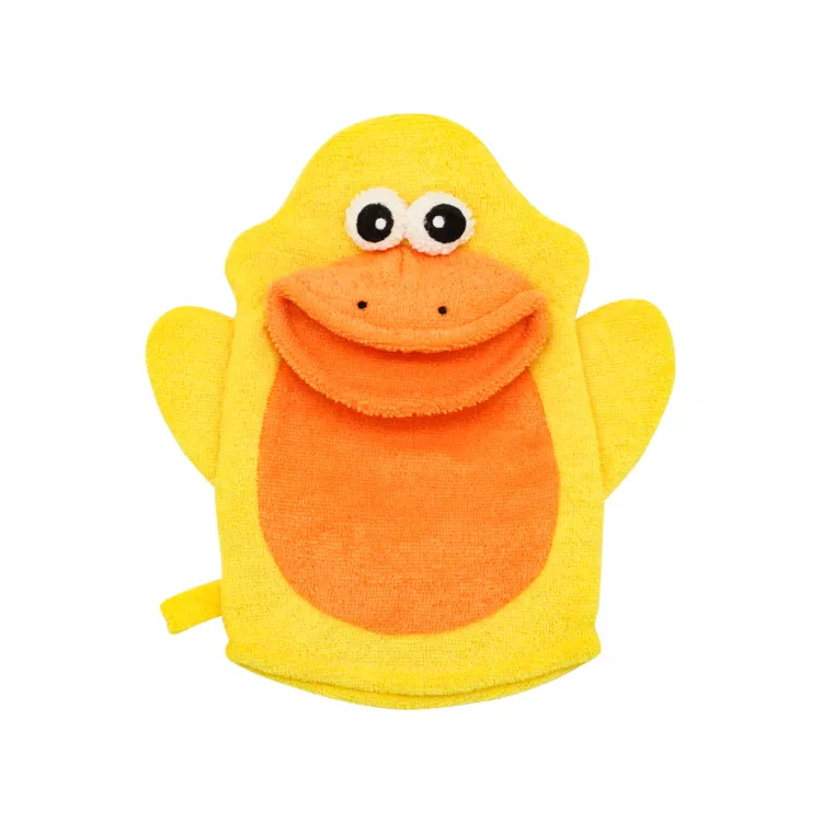 Soft cute cartoon animal mitt rich foam baby bath sponge exfoliating bath gloves 