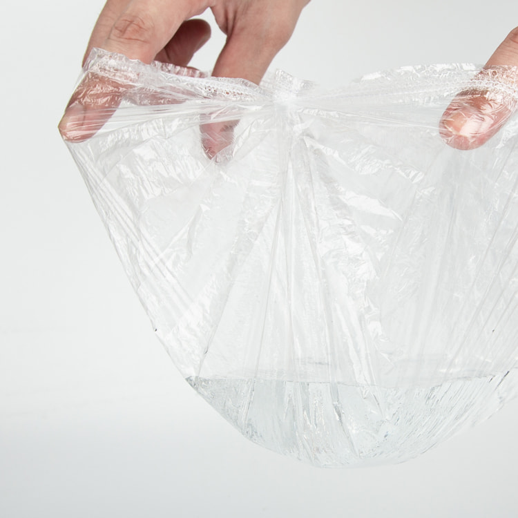 100Pcs Individually wrapped thicker plastic disposable hotel shower cap