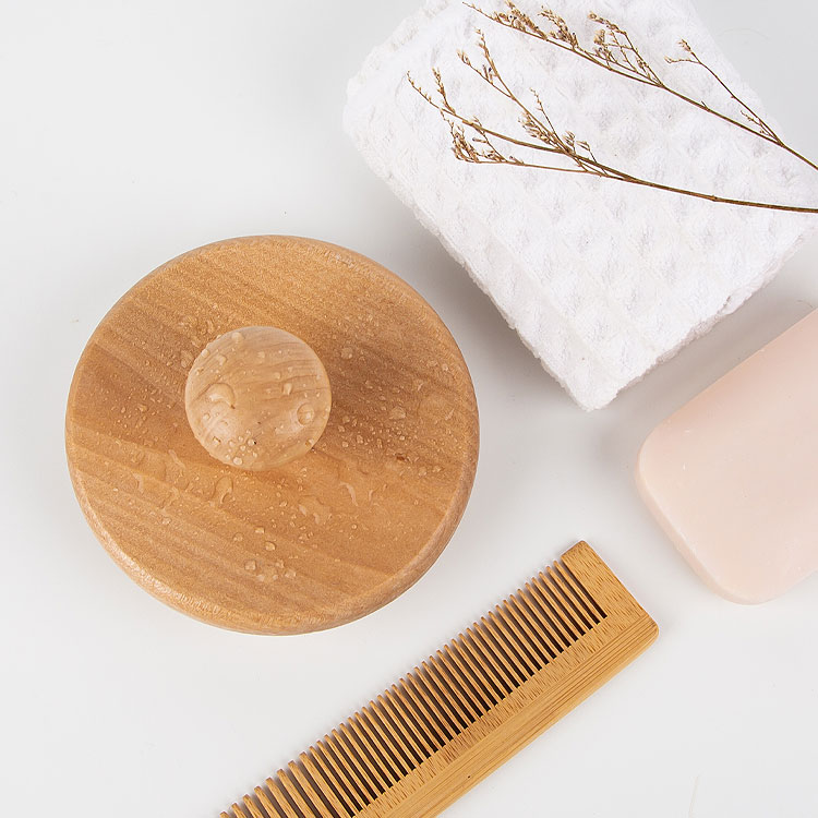 Handheld sisal bristles wood bath brush