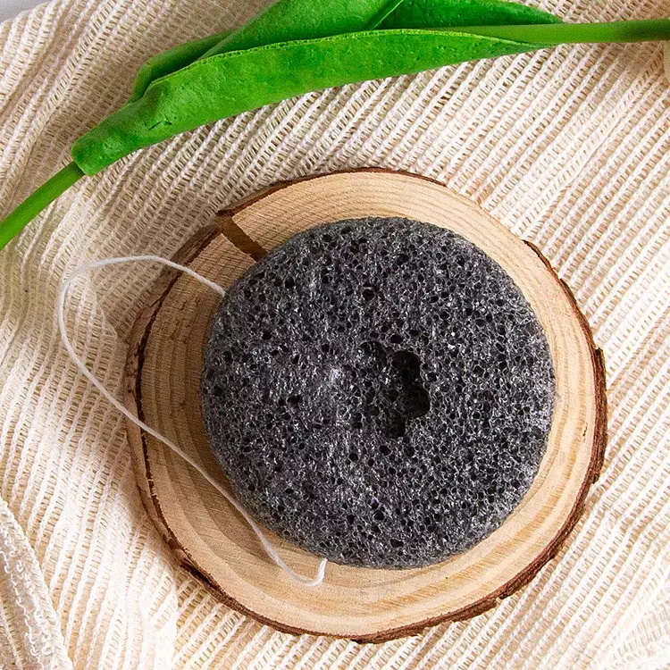 Natural original gentle sensitive skin face cleaning baby body exfoliating konjac sponge