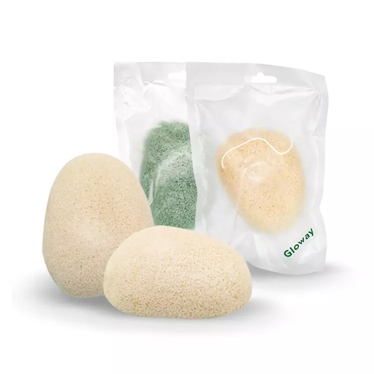 Natural material non irritating wash facial body cleaning sponge konjac sponge for baby