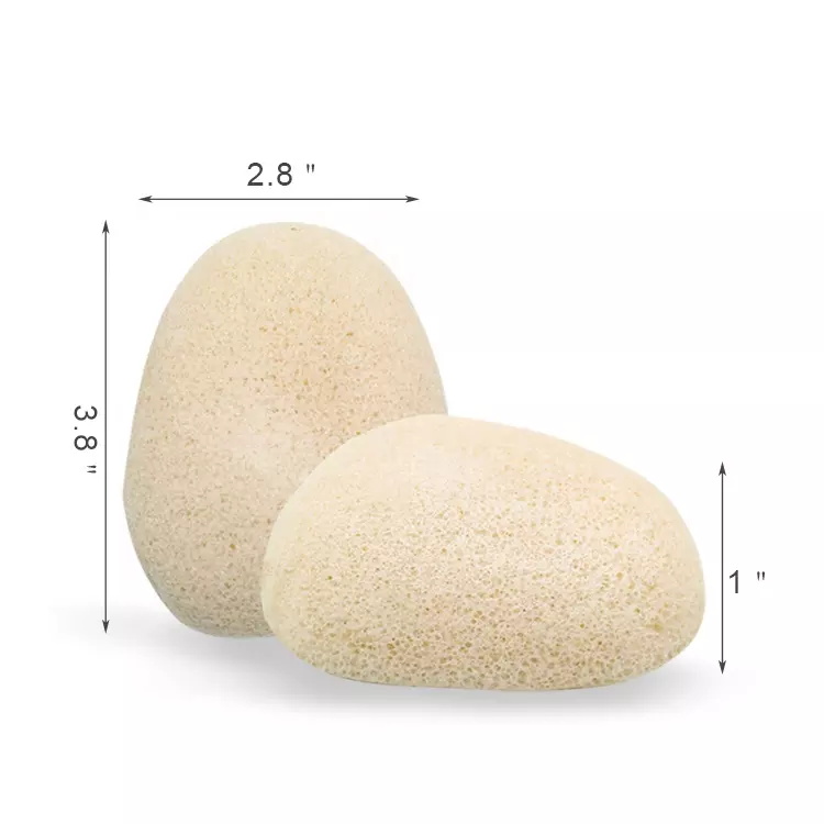 Natural material non irritating wash facial body cleaning sponge konjac sponge for baby