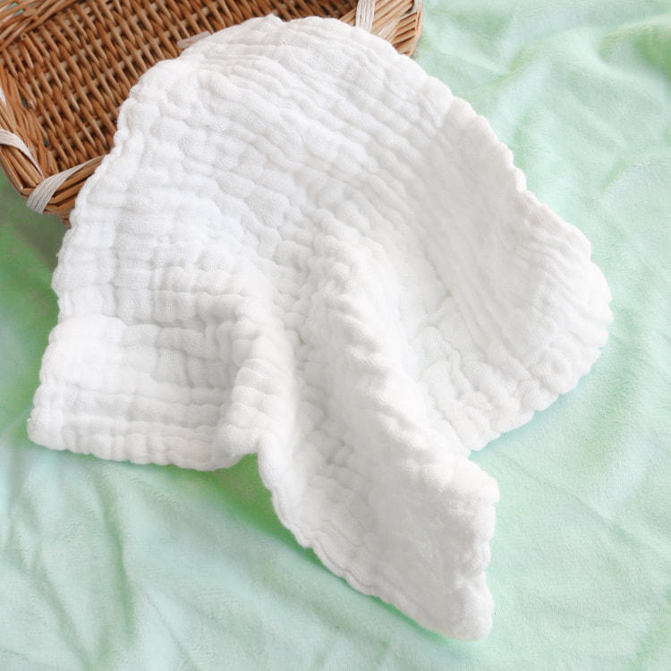 Organic cotton soft absorbent skin friendly baby gauze cloth towel for newborn