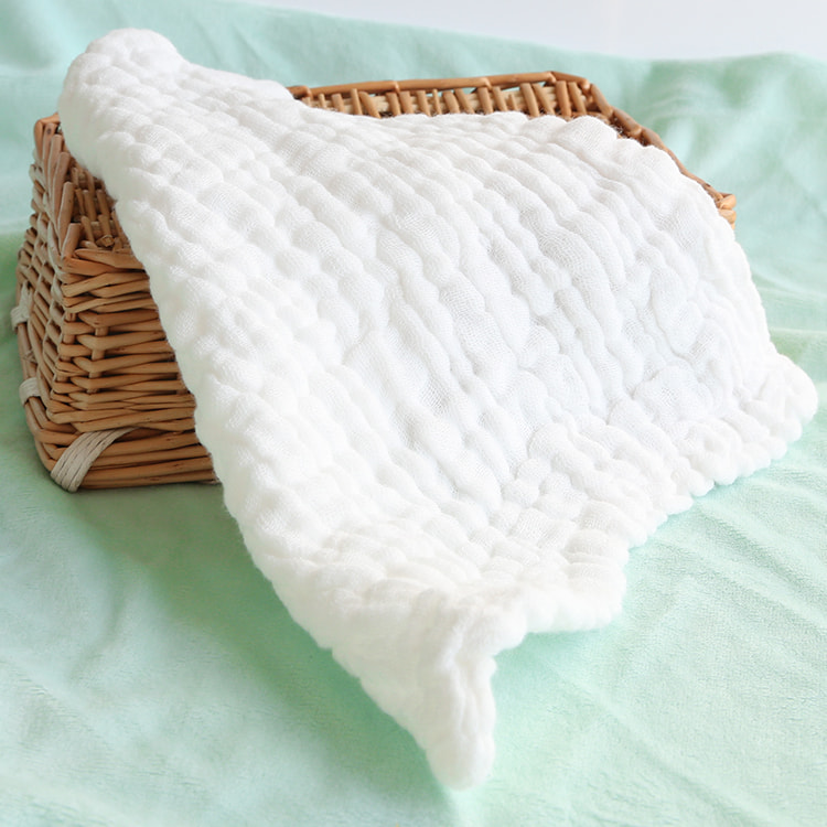 Organic cotton soft absorbent skin friendly baby gauze cloth towel for newborn