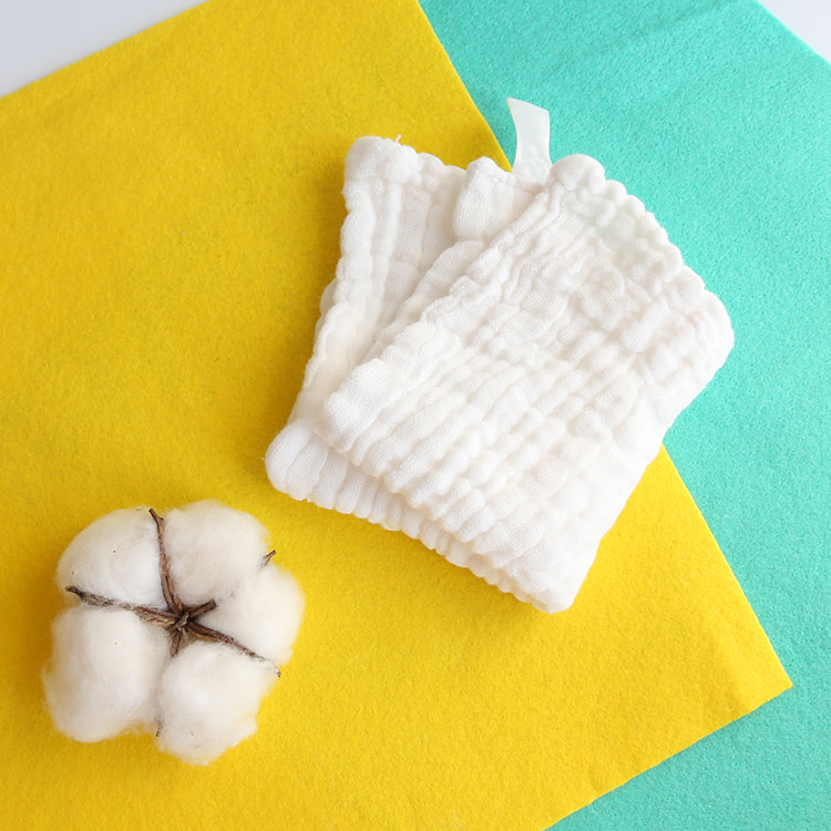 Organic cotton soft absorbent skin friendly baby gauze cloth towel for newborn