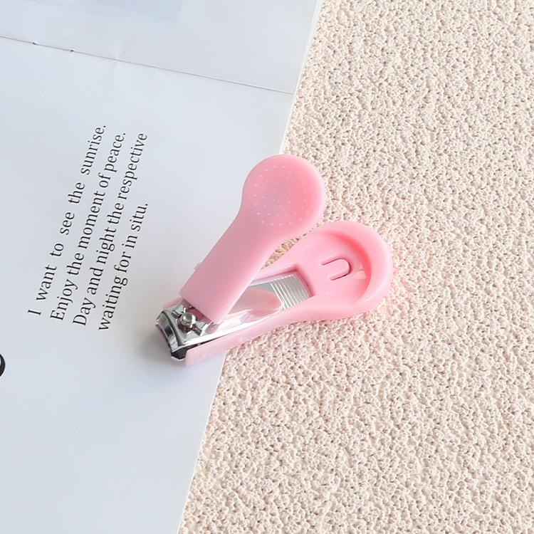 Professional stainless steel splash proof nail trimming nursing baby nail clippers