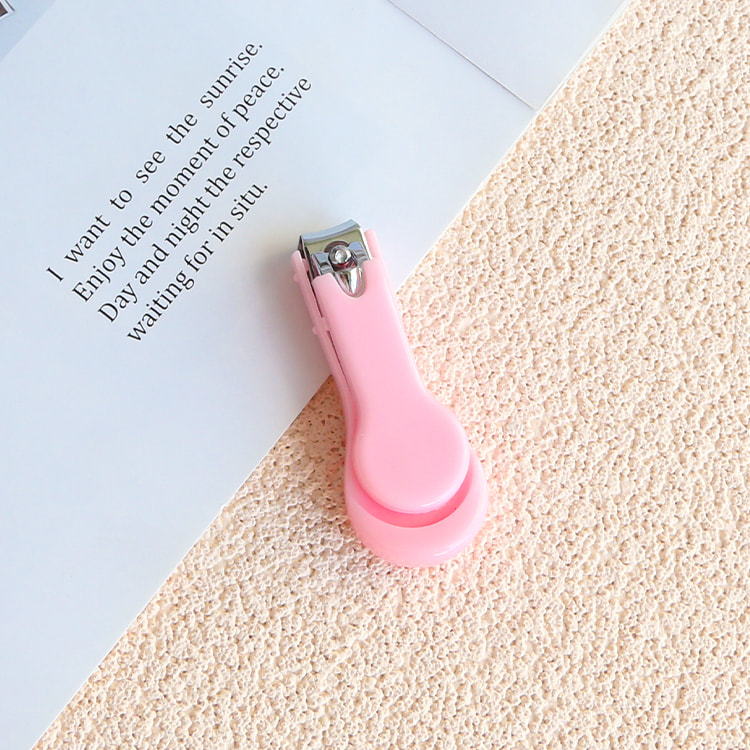 Professional stainless steel splash proof nail trimming nursing baby nail clippers