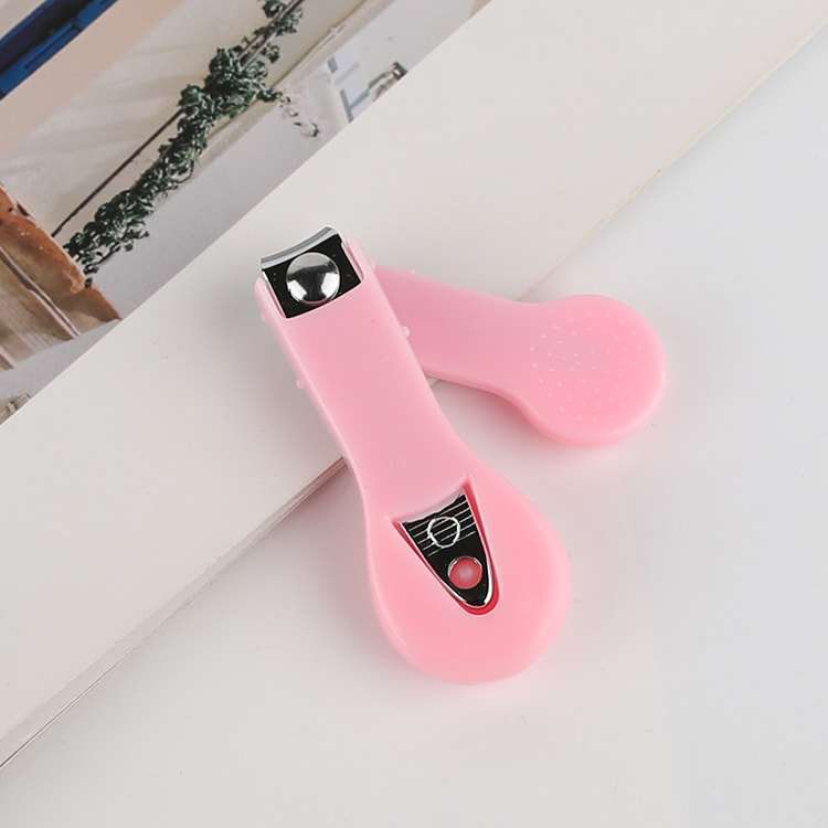 Professional stainless steel splash proof nail trimming nursing baby nail clippers