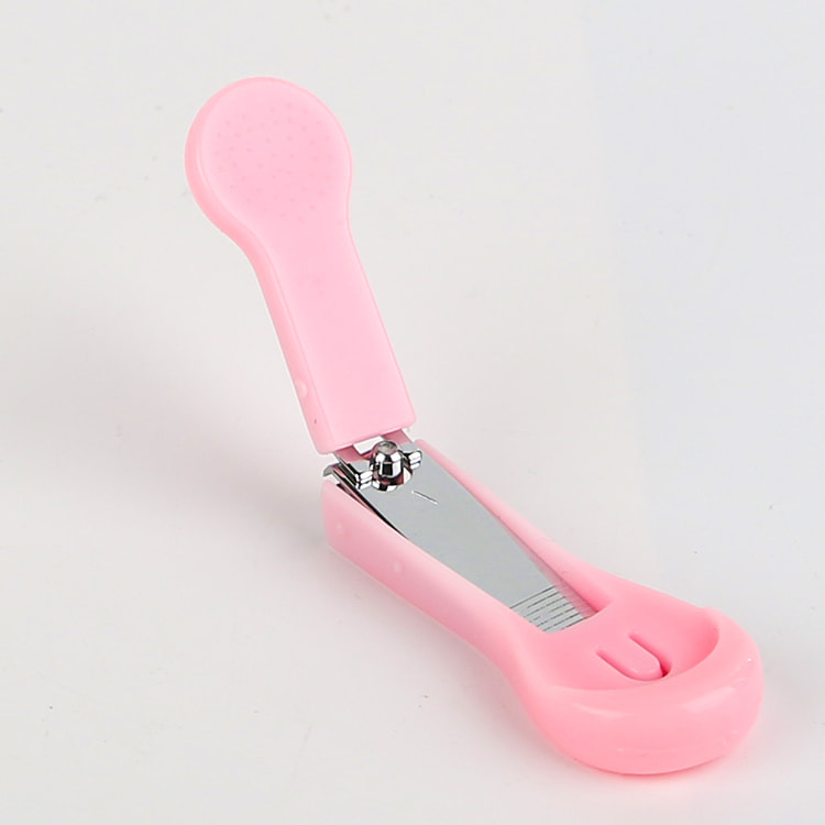 Professional stainless steel splash proof nail trimming nursing baby nail clippers