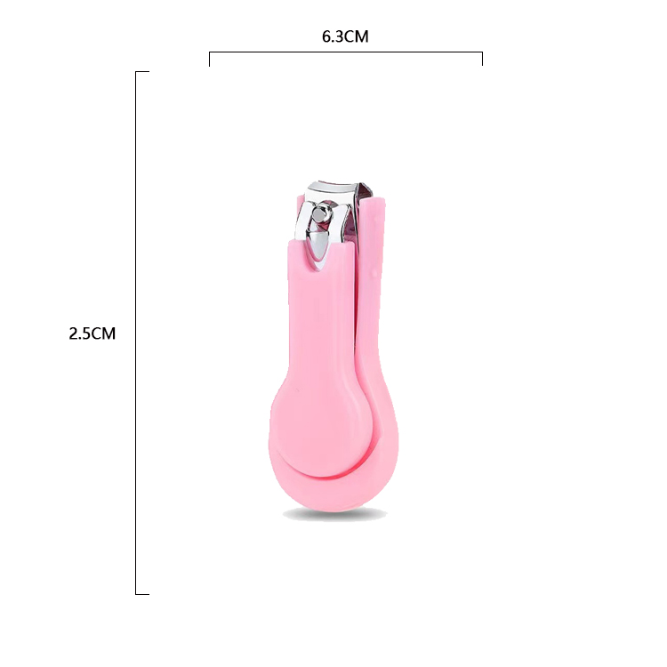 Professional stainless steel splash proof nail trimming nursing baby nail clippers