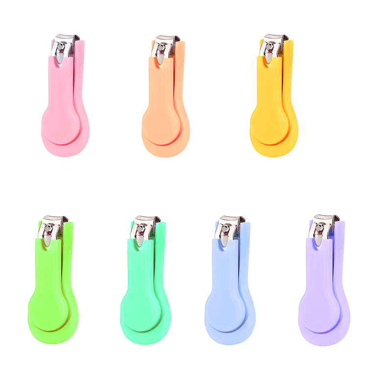 Professional stainless steel splash proof nail trimming nursing baby nail clippers