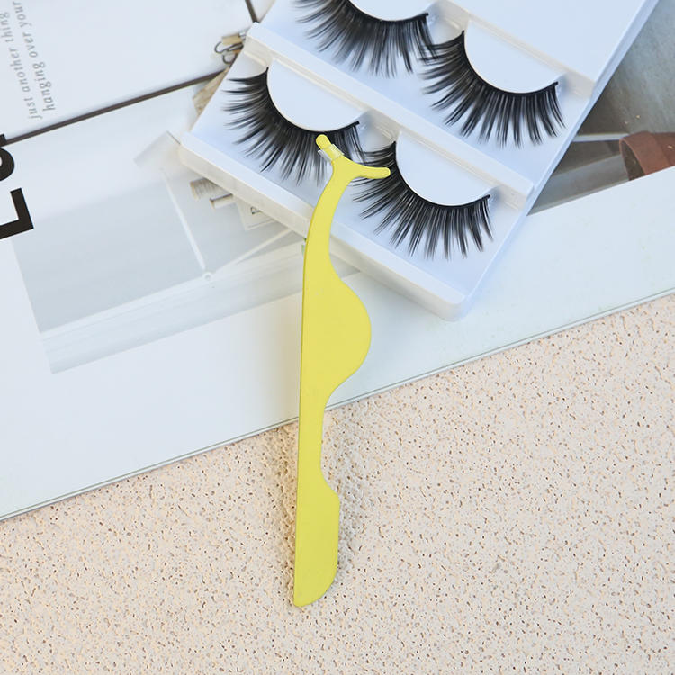 Portable Carbon Steel Eyelash Curler False Eyelash Multifunctional Eyelash curler Tweezers