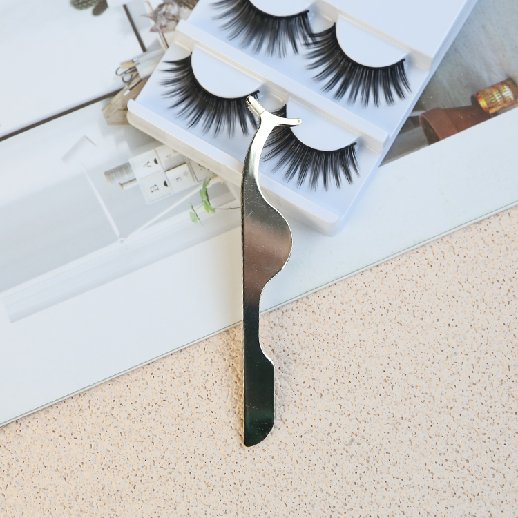 Portable Carbon Steel Eyelash Curler False Eyelash Multifunctional Eyelash curler Tweezers