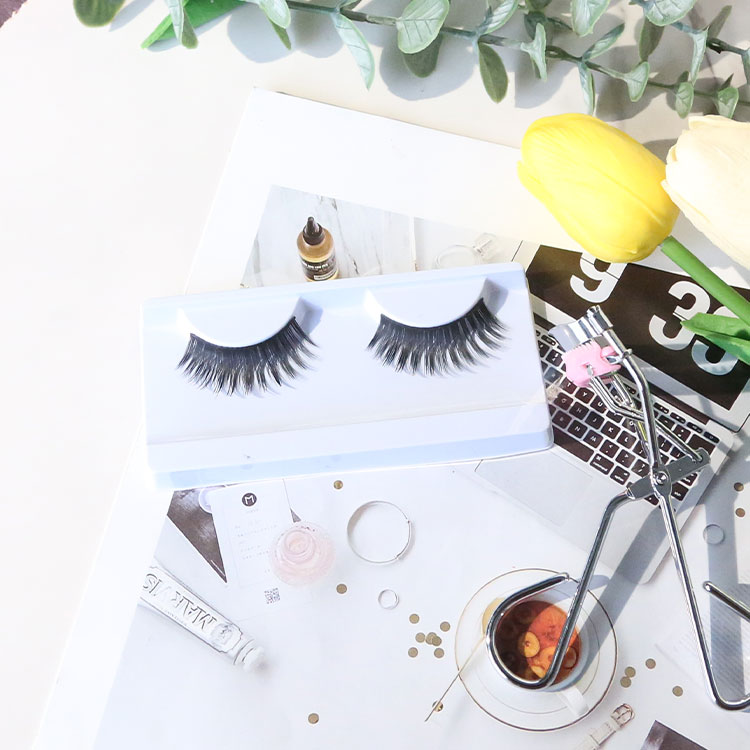 Individually Packaged Natural Simulation Mink Fur False Eyelashes