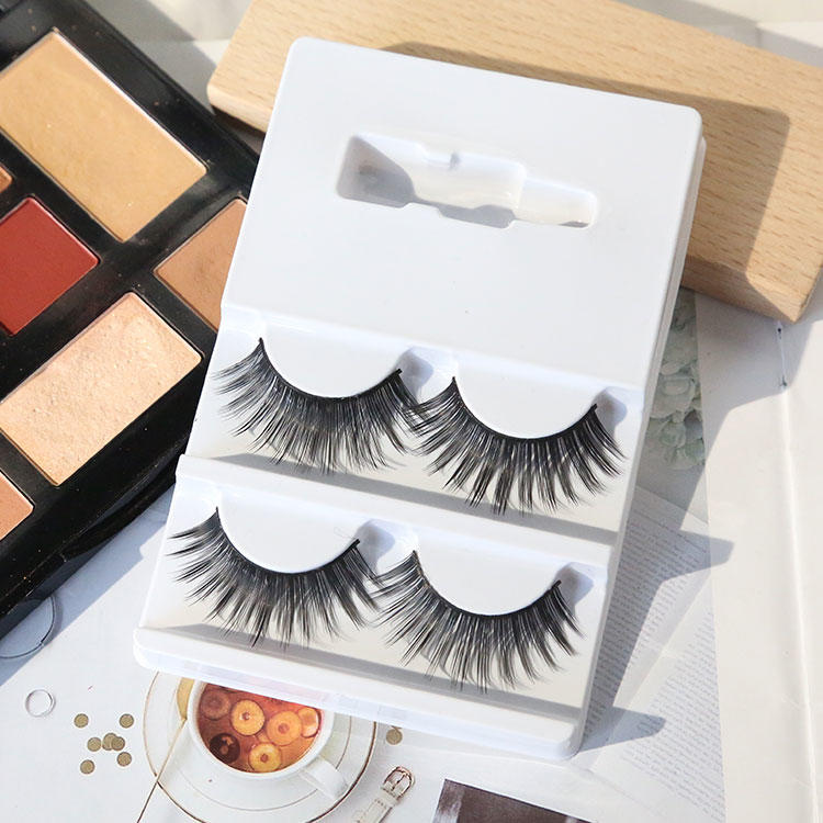 Two-Sets Packed 3D Ultra Light Soft Comic Style Grafted False Eyelashes