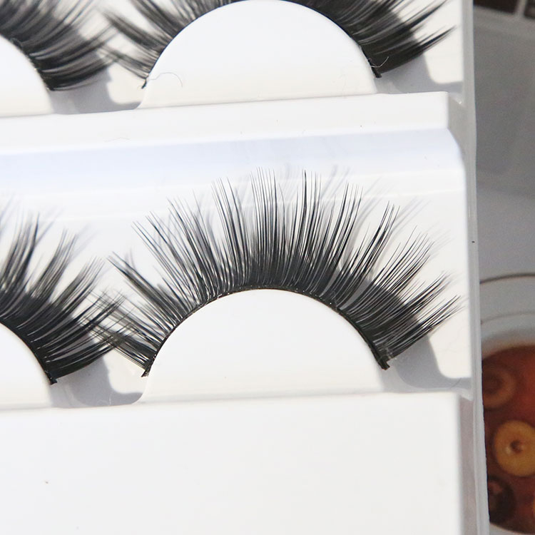 Two-Sets Packed 3D Ultra Light Soft Comic Style Grafted False Eyelashes
