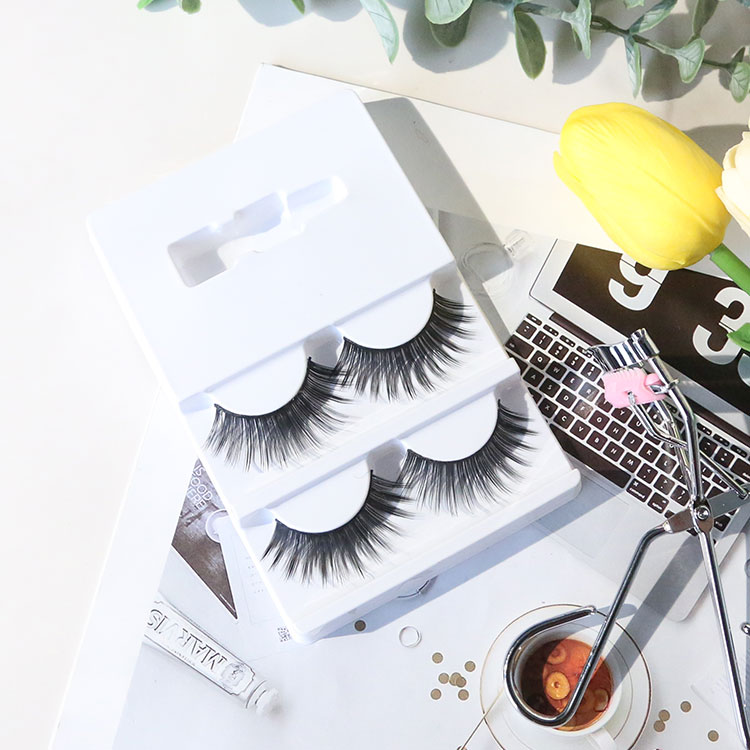 Two-Sets Packed 3D Ultra Light Soft Comic Style Grafted False Eyelashes