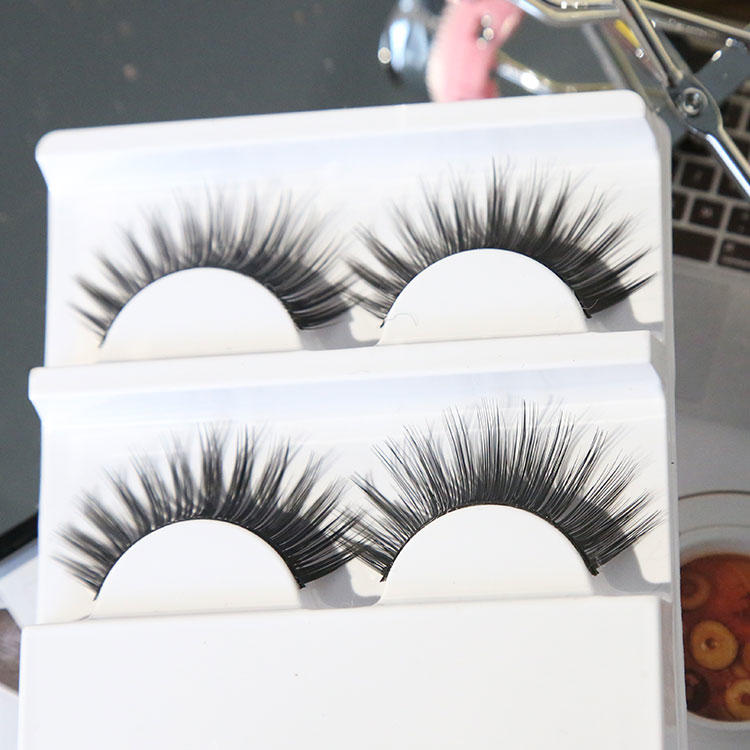 Two-Sets Packed 3D Ultra Light Soft Comic Style Grafted False Eyelashes