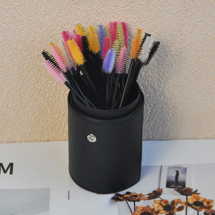 Disposable Plastic multi-color Eyebrow Comb Eyelash Extension Brushes