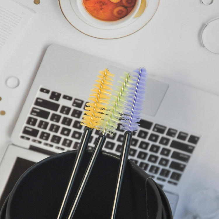 Disposable Plastic multi-color Eyebrow Comb Eyelash Extension Brushes